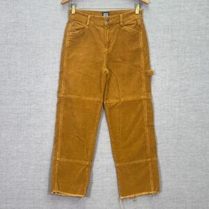 BDG Urban Outfitters Corduroy Carpenter Pants Raw Hem Utility‎ Pockets XS(28x26)
